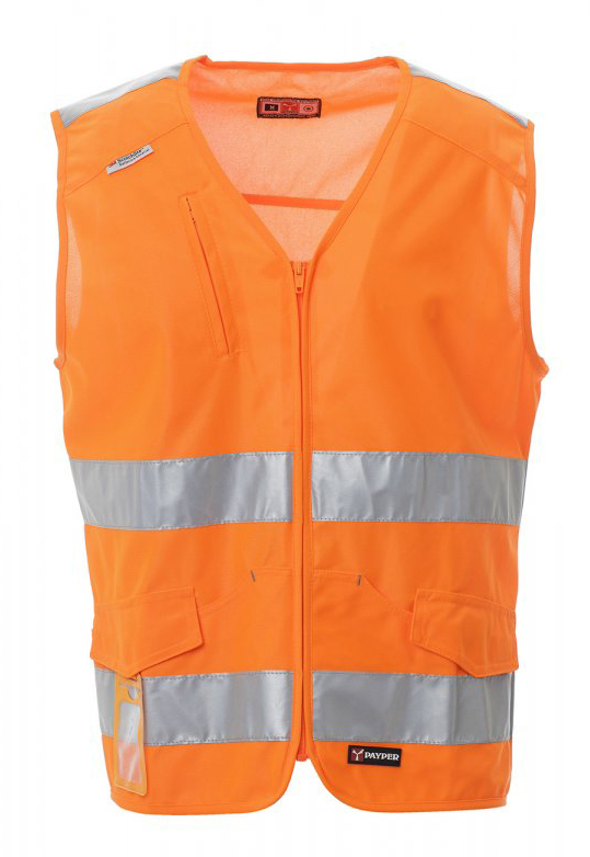 Payper EXPERT Reflexná vesta M, Fluorescent orange