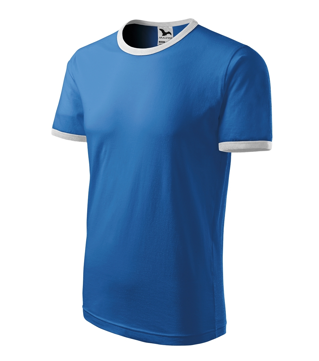Malfini INFINITY 131 Tričko unisex S, Svetlo modrá-Biela
