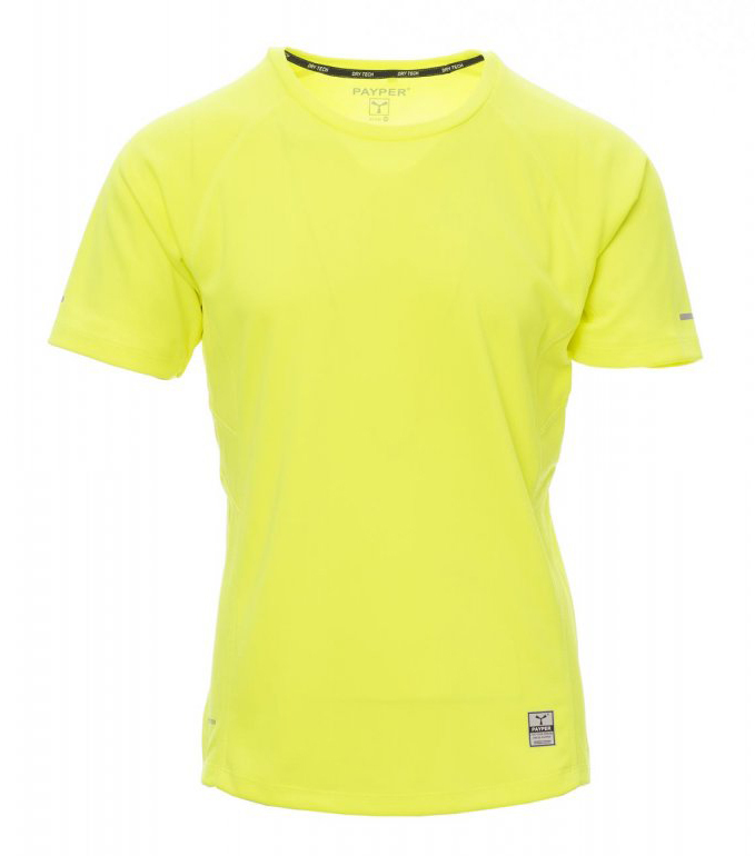 Payper RUNNING Tričko pánske S, Fluorescent yellow