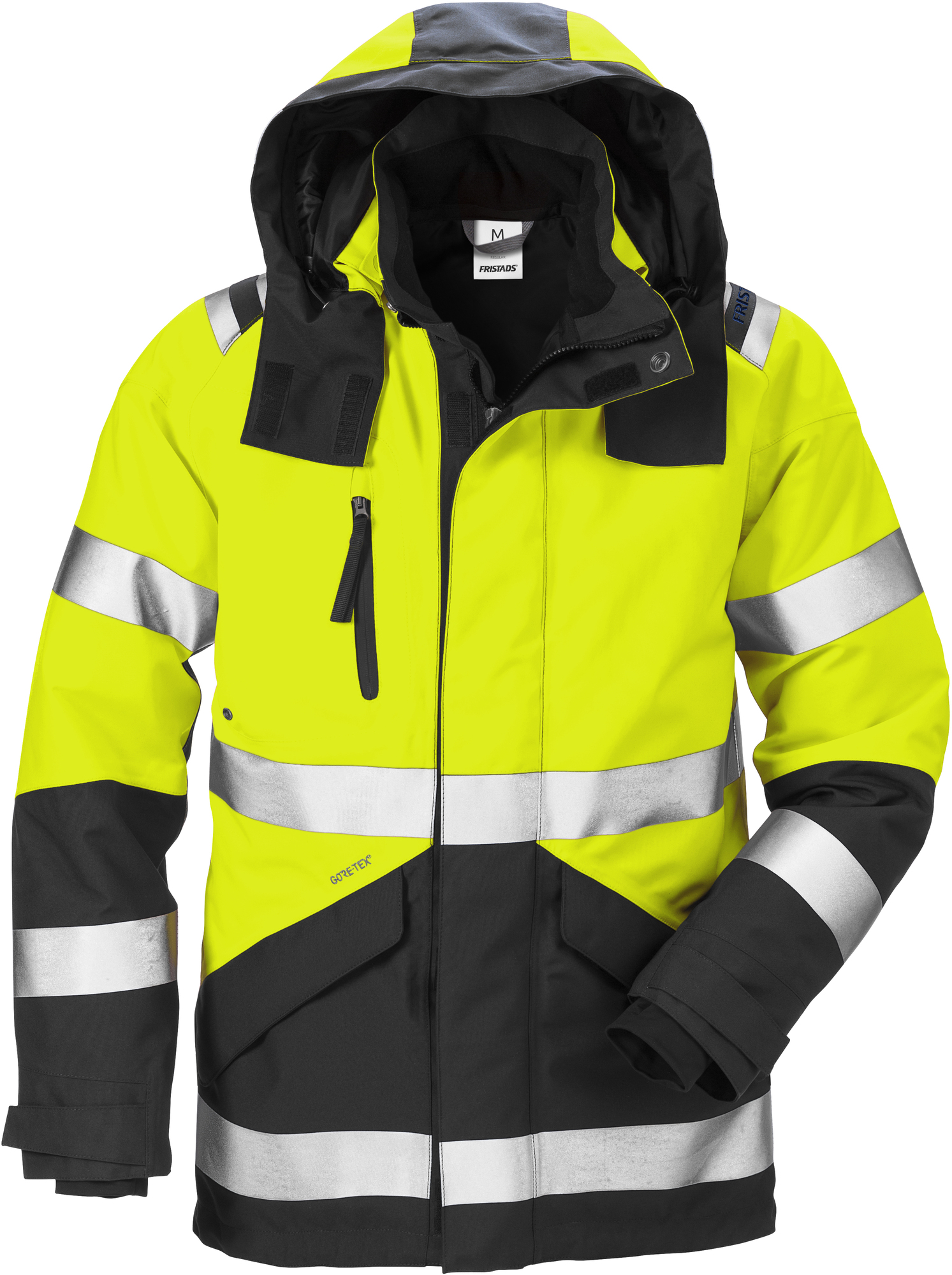 Fristads Výstražná GORE-TEX bunda 4988 GXB XS, Fluorescenčná žltá-Čierna