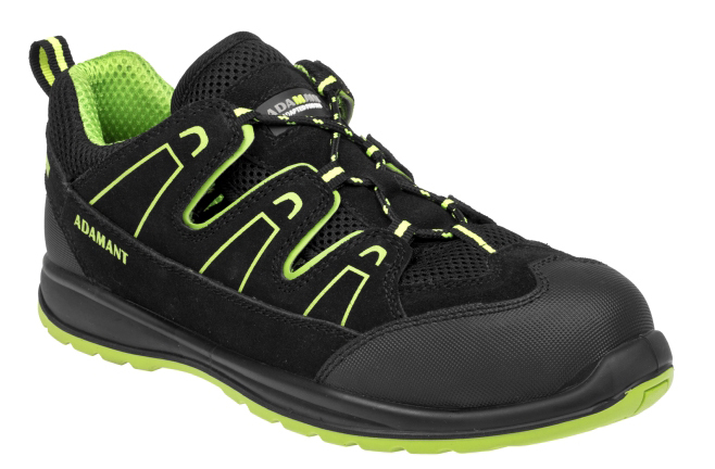 Adamant ALEGRO S1P ESD GREEN SANDAL Bezpečnostné sandále Zelená-Čierna, 36