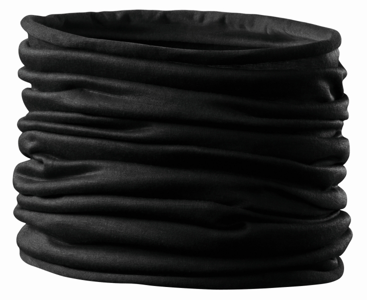 Malfini TWISTER 328 Šatka unisex Čierna