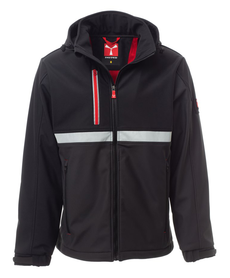 Payper WISE Softshellová bunda XXS, Anthracite-Black