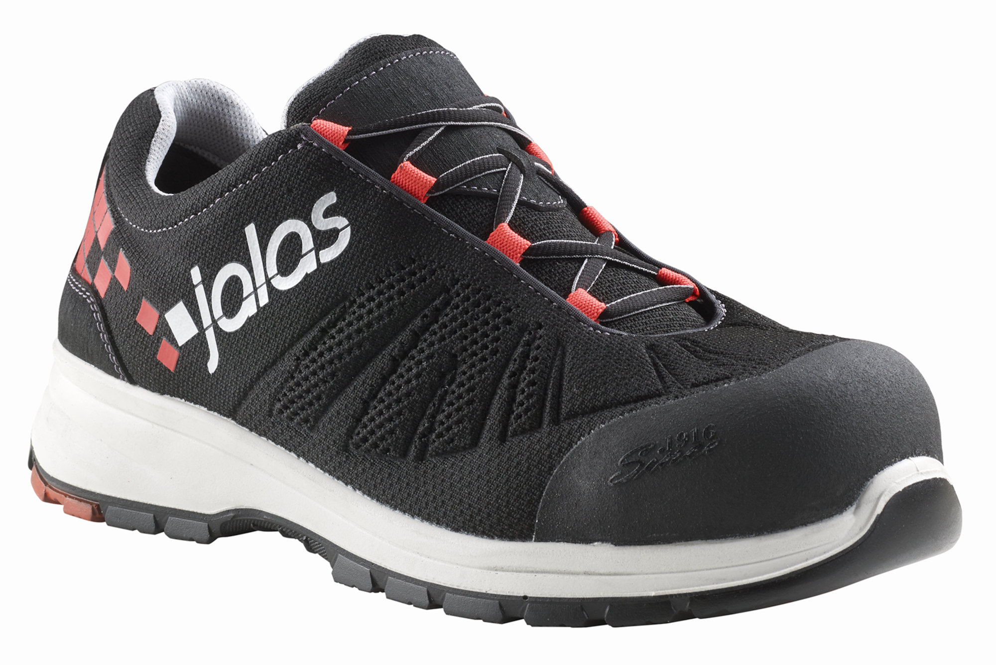 JALAS ZENIT EVO 7100 S1 SRC ESD Bezpečnostná obuv Čierna-Červená, 35