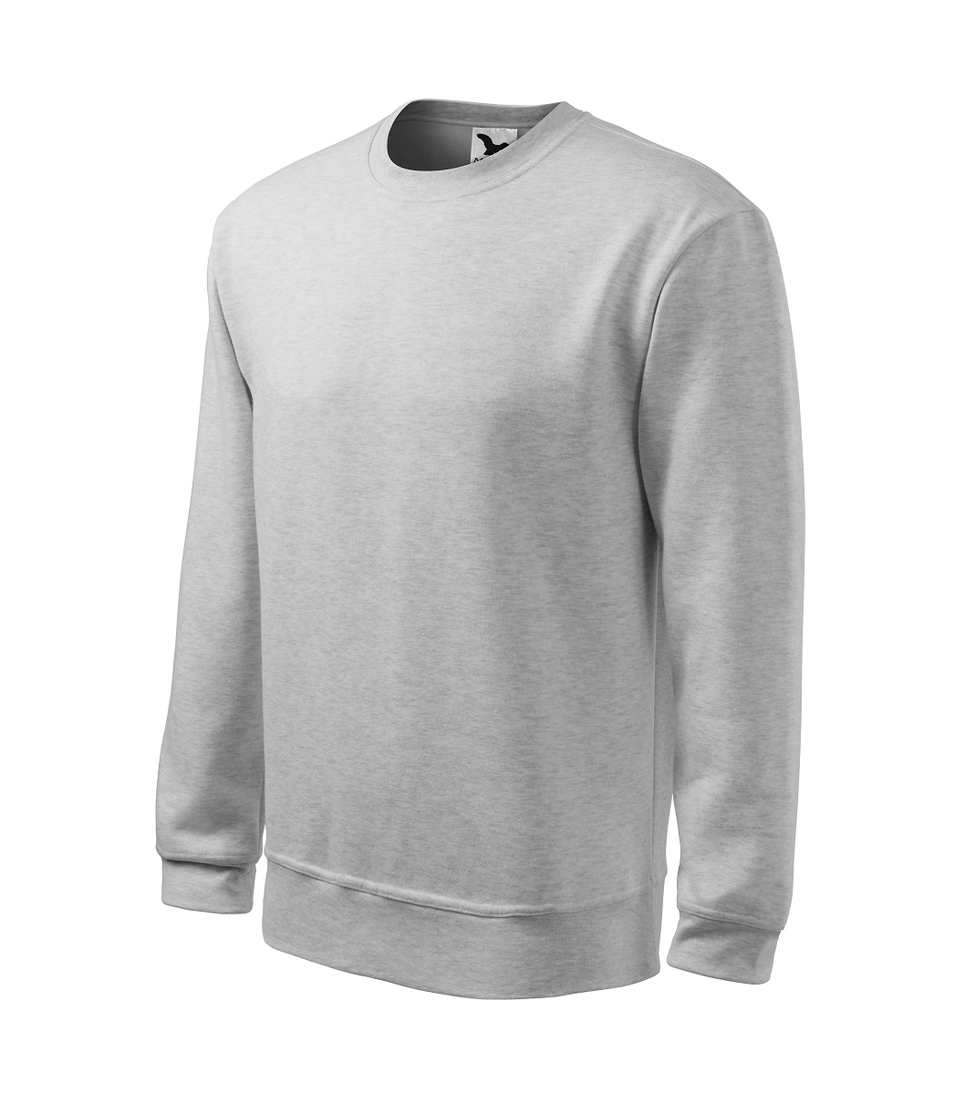 Malfini ESSENTIAL 406 Mikina pánska 3XL, Svetlosivý melír