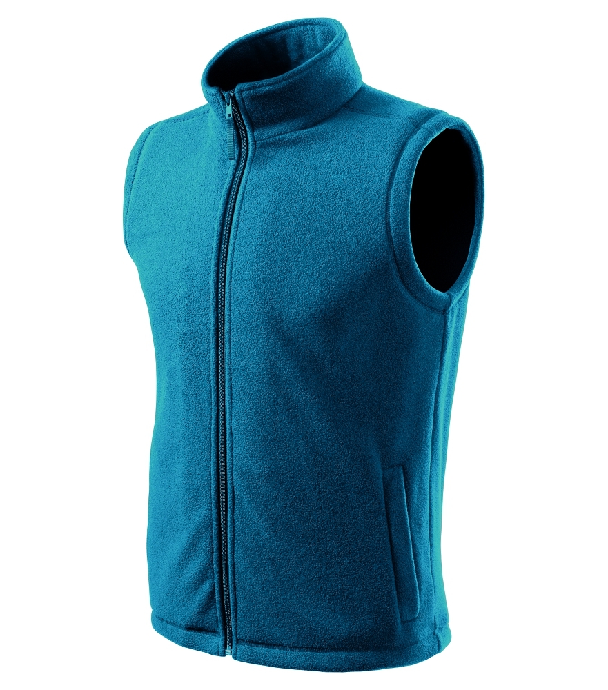 Rimeck NEXT 518 Fleecová vesta unisex XXL, Petrol blue