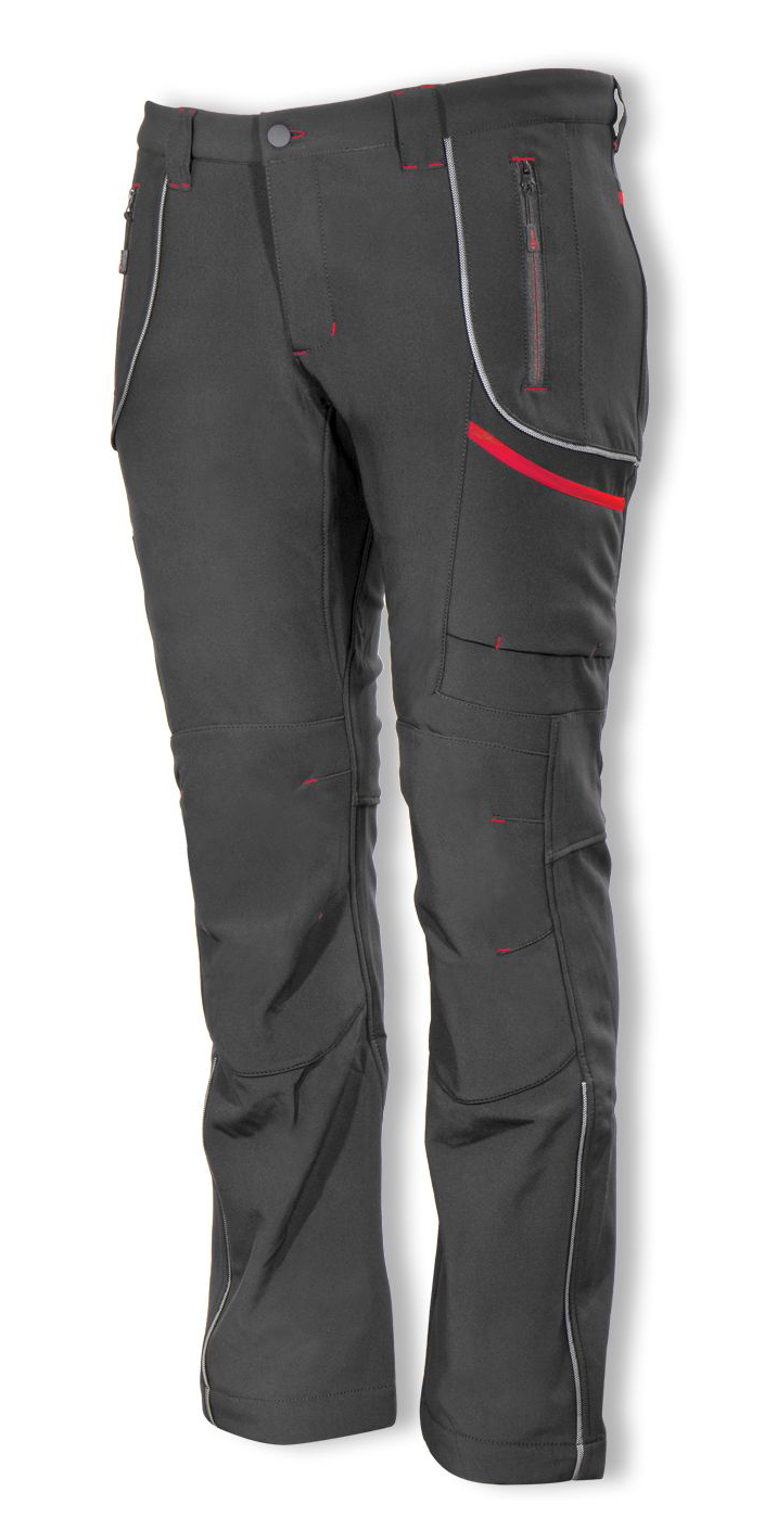 Promacher SOLON TROUSERS Zateplené softshellové nohavice Čierna, 56