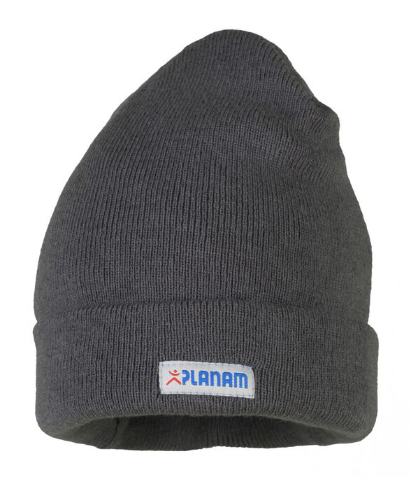 Planam ACCESSORIES Zateplená čiapka Oceľová