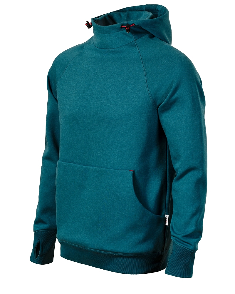 Rimeck VERTEX HOODIE W43 Mikina pánska 4XL, Petrol blue