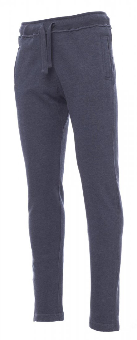Payper COLLEGE Teplákové nohavice pánske S, Melange denim blue