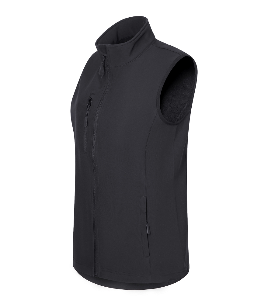 E-shop Malfini TRAIL 569 Softshellová vesta dámska 3XL, Ebony gray