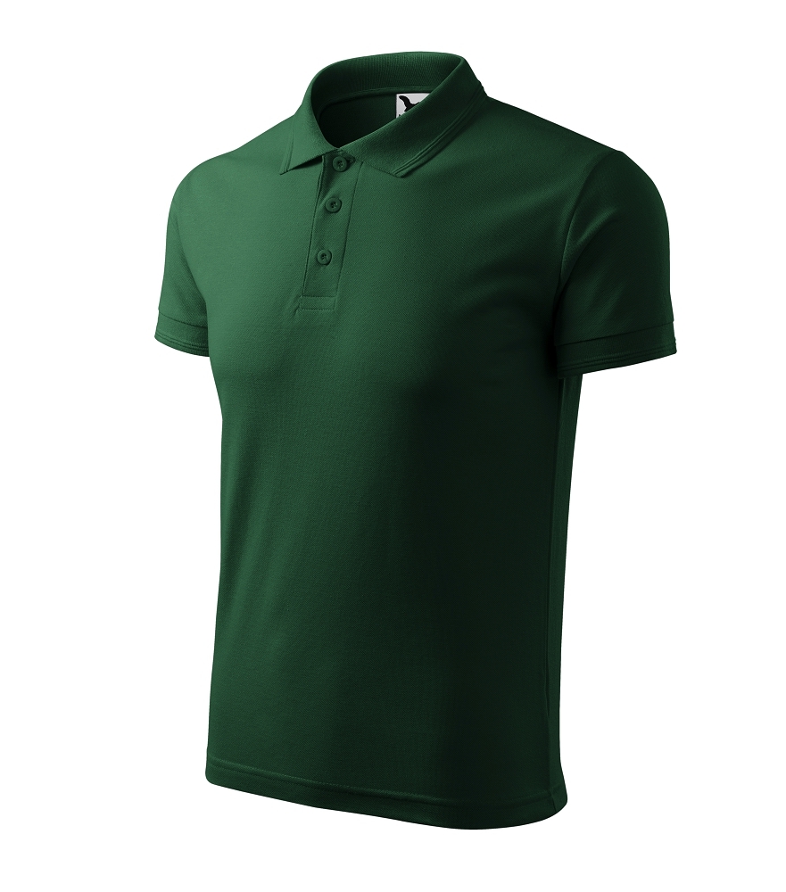 Malfini PIQUE POLO 203 Polokošeľa pánska 4XL, Tmavo zelená