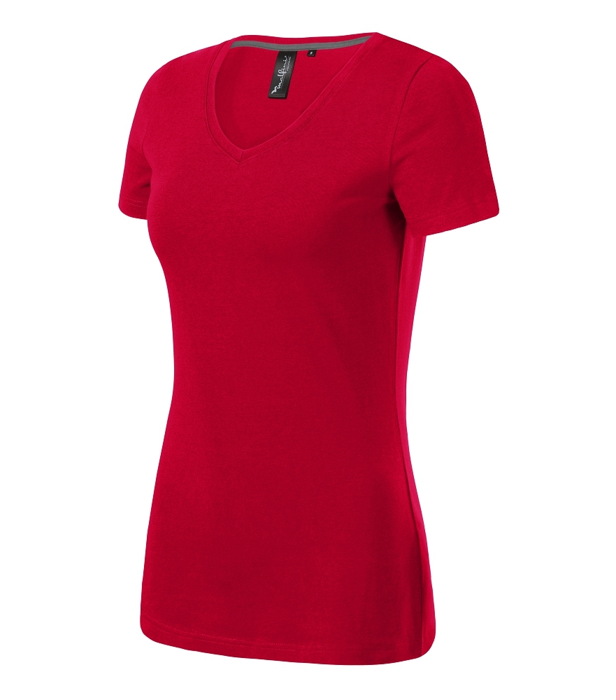 Malfini Premium ACTION V-NECK 701 Tričko dámske S, Formula red