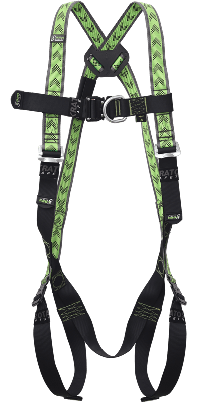 Kratos Safety FA1010500A Bezpečnostný postroj S/L, Zelená-Čierna