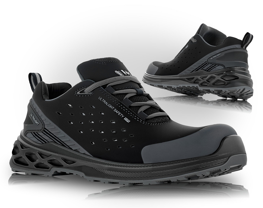 VM Footwear DRESDEN S1PS ESD Bezpečnostná obuv Čierna, 35