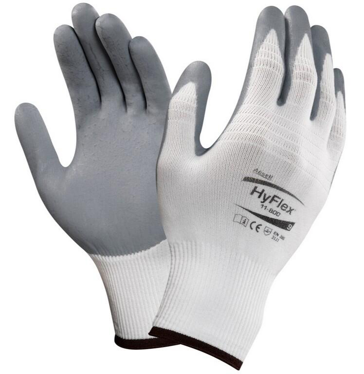 Ansell HYFLEX FOAM 11-800 Pracovné rukavice Šedá, 8