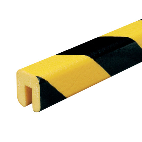 DP 10026 Varovný a ochranný profil 10 - 2,6x3x500 cm Čierna-Žltá
