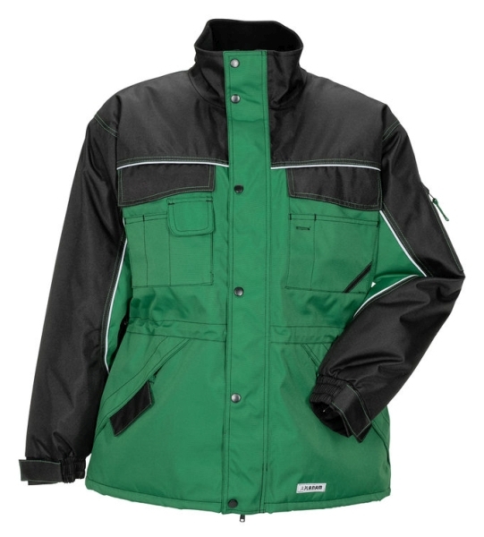 Planam OUTDOOR DUST Zimná parka XL, Zelená-Čierna