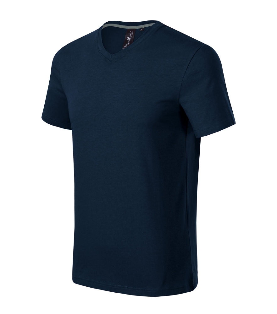 Malfini Premium ACTION V-NECK 700 Tričko pánske S, Tmavo modrá