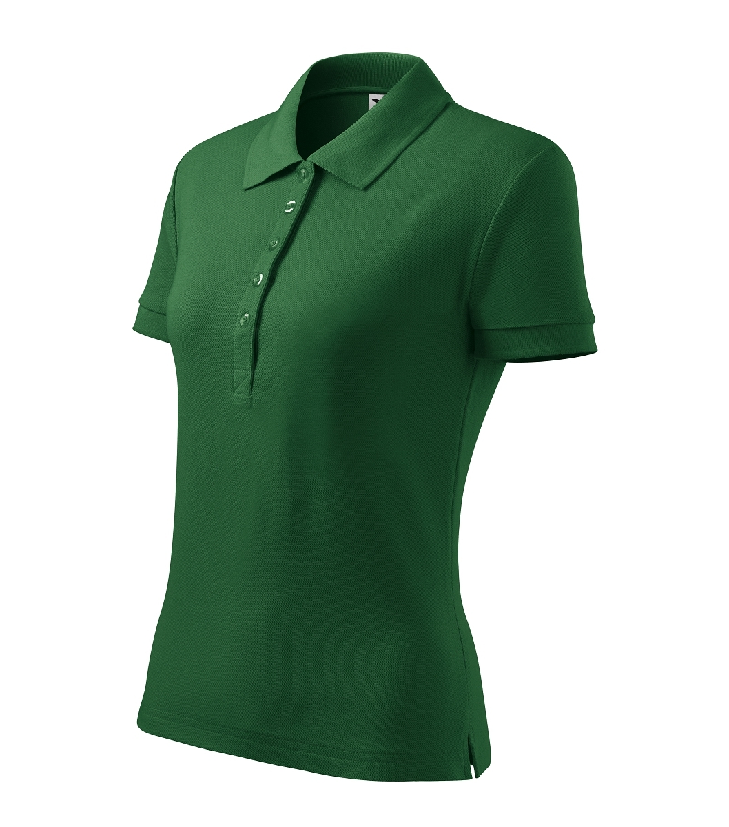 Malfini COTTON HEAVY 216 Polokošeľa dámska S, Fľaškovo zelená