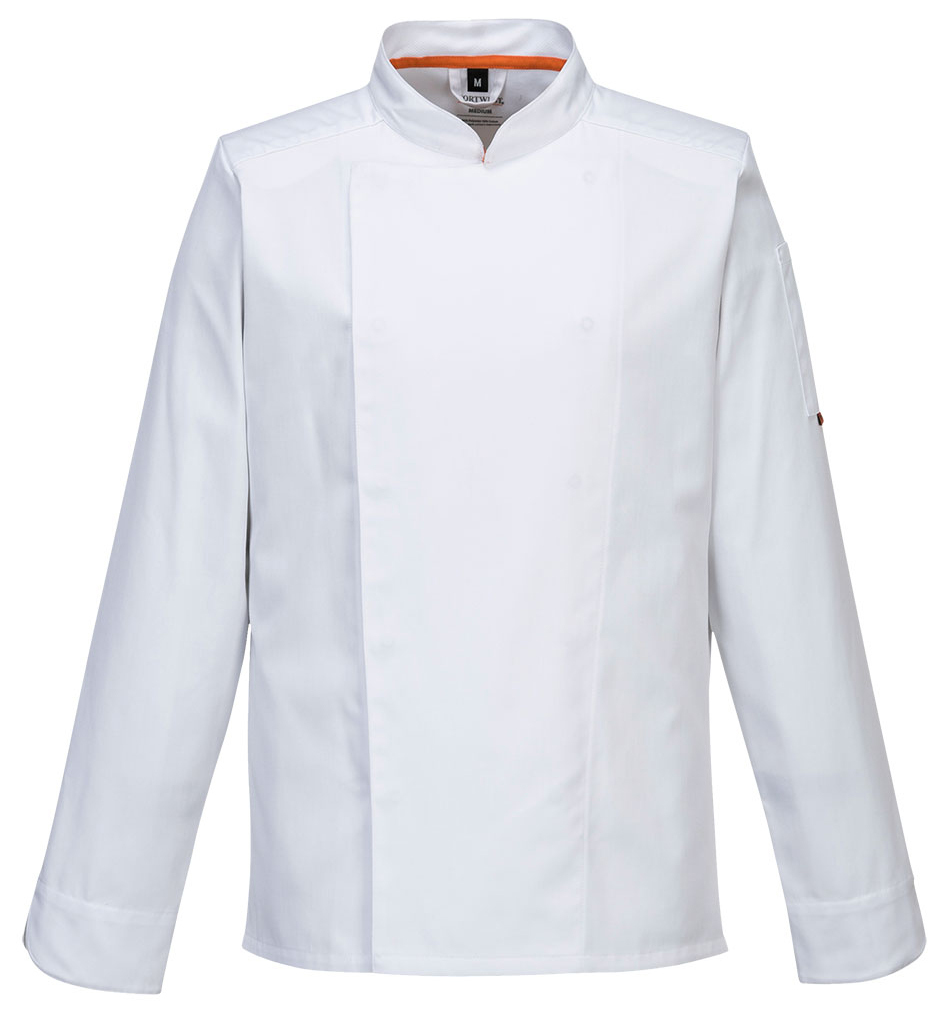 Portwest C838 MESHAIR PRO Kuchársky rondon Biela, S