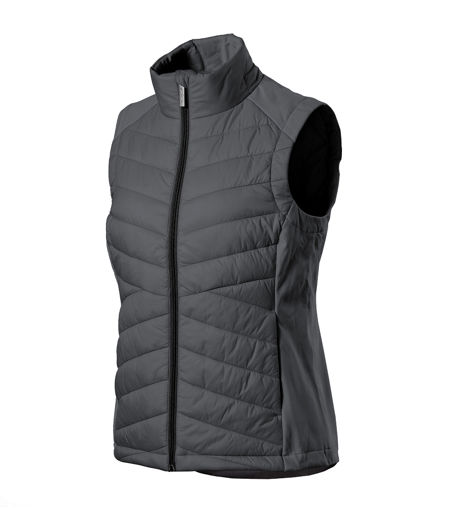 Malfini Premium CROSS 558 Hybridná vesta dámska XXL, Light anthracite