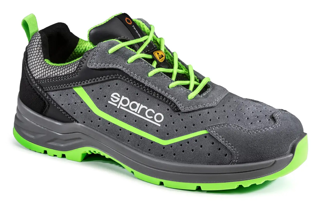 Sparco INDY FELIX ESD S1PS SR FO LG Bezpečnostná obuv Sivá-Zelená, 47