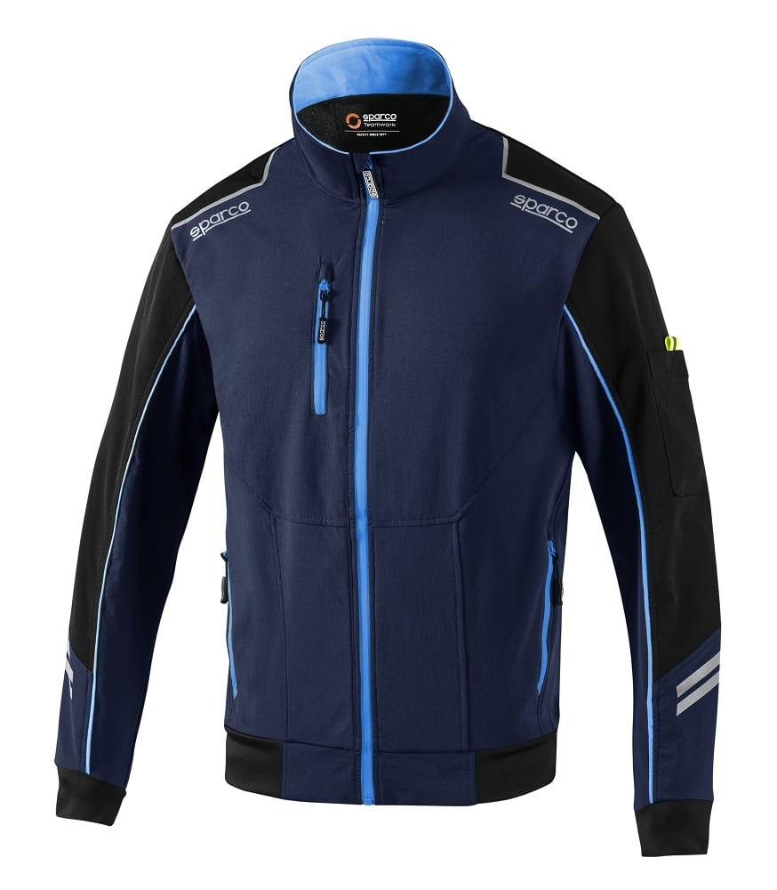 Sparco AUSTIN TECH LIGHT-SHELL Softshellová bunda XS, Námornícka modrá-Modrá