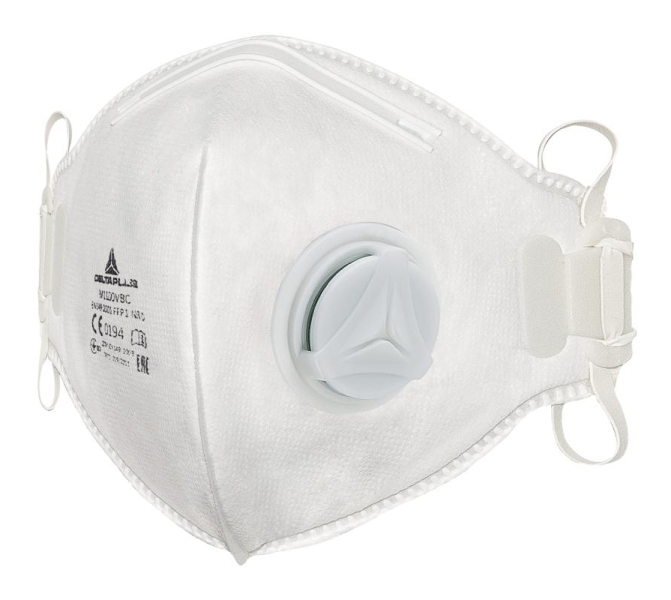 Delta Plus M1100VB FFP1 Skladací respirátor Biela