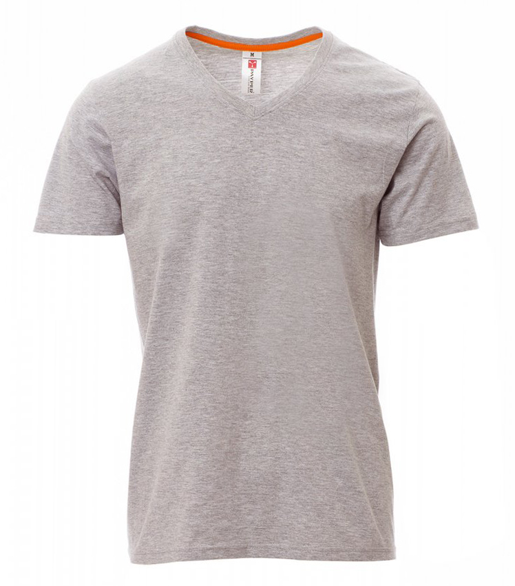 Payper V-NECK MELANGE Tričko pánske XS, Melange grey