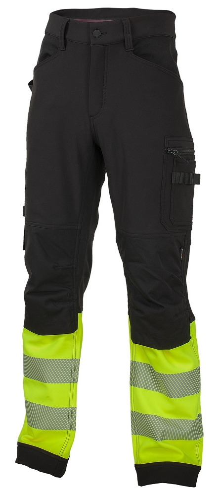 Bennon REFLECTOS TROUSERS BLACK/YELLOW Reflexné nohavice Čierna-Žltá, 44