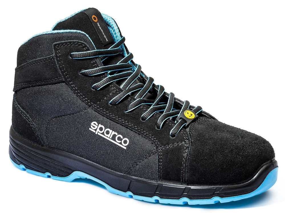 Sparco HORIZON FARGO ESD S3S SR FO Bezpečnostná obuv Čierna-Modrá, 36