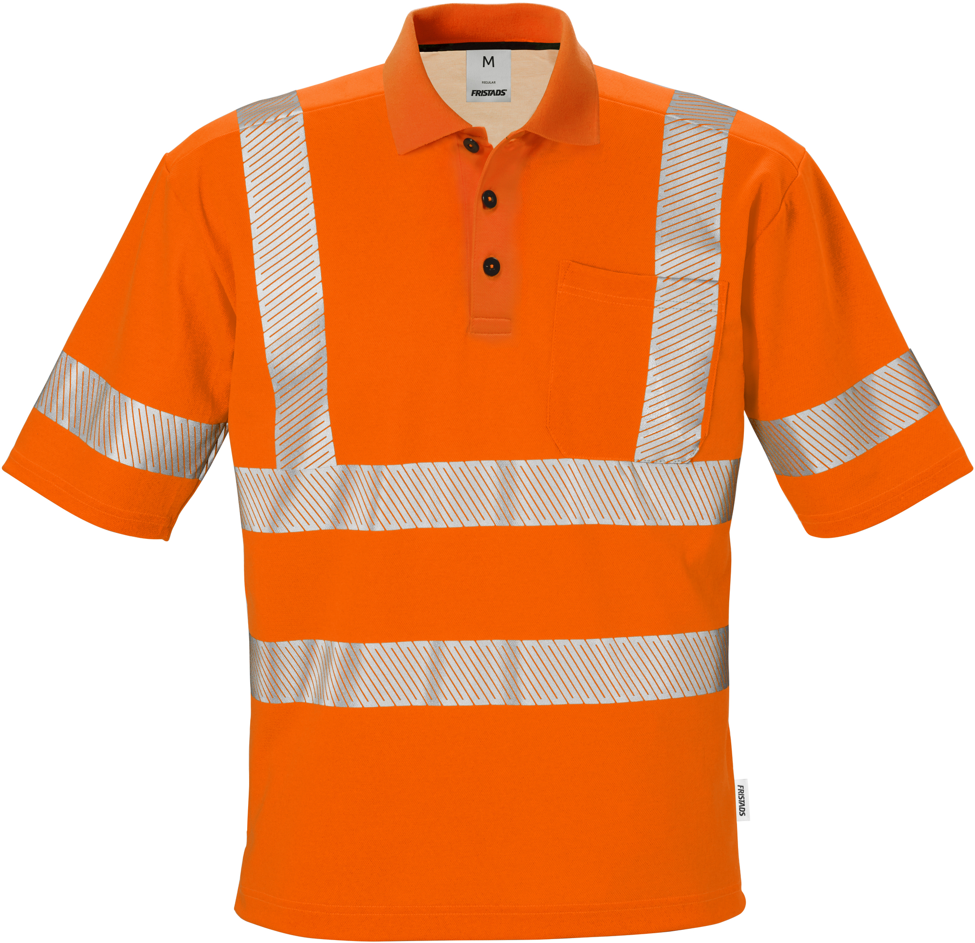 Fristads Výstražná polokošeľa 7406 TPS XS, Výstražná oranžová