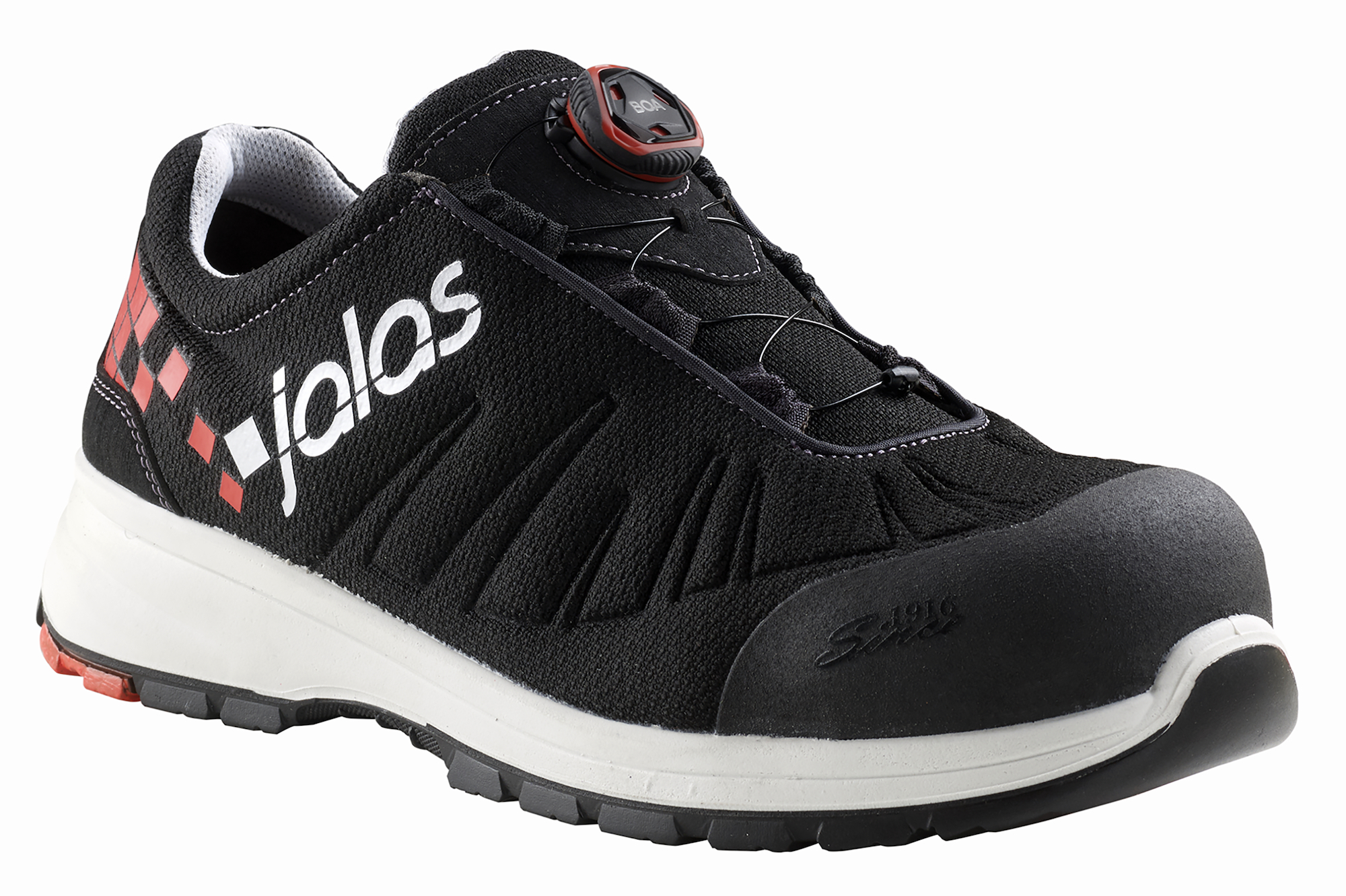 JALAS ZENIT EVO 7138 S3 SRC ESD Bezpečnostná obuv Čierna-Červená, 35