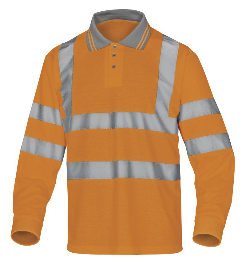 Delta Plus METEOR Reflexná polokošeľa Fluorescenčno oranžová, XL