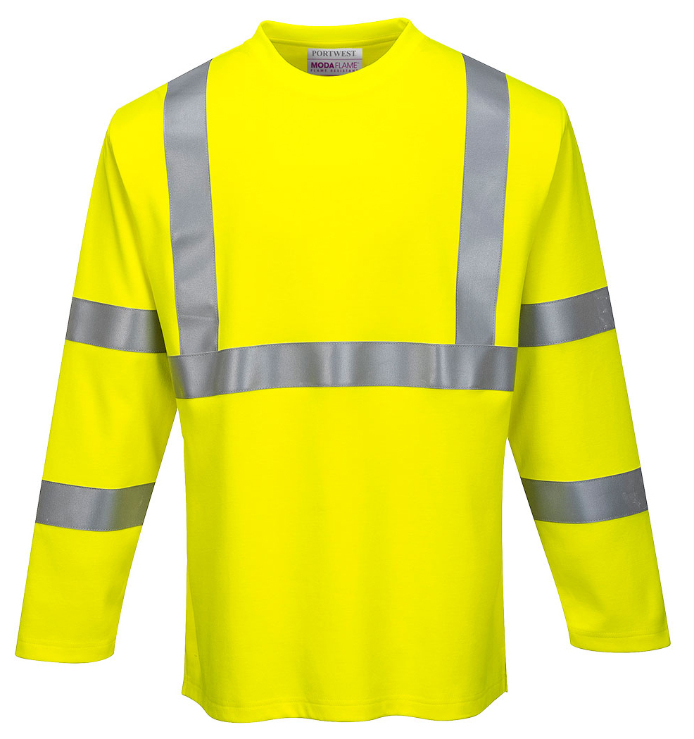Portwest FR96 FR HI-VIS Reflexné tričko S, Fluorescenčno žltá