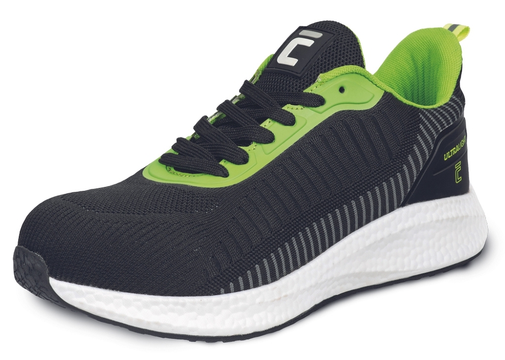 Cerva ULTRALIGHT ESD O1 SR Pracovná obuv Čierna-Biela, 34