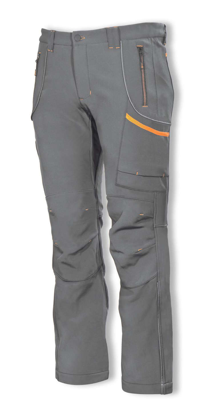 Promacher SOLON TROUSERS Zateplené softshellové nohavice Sivá, 50