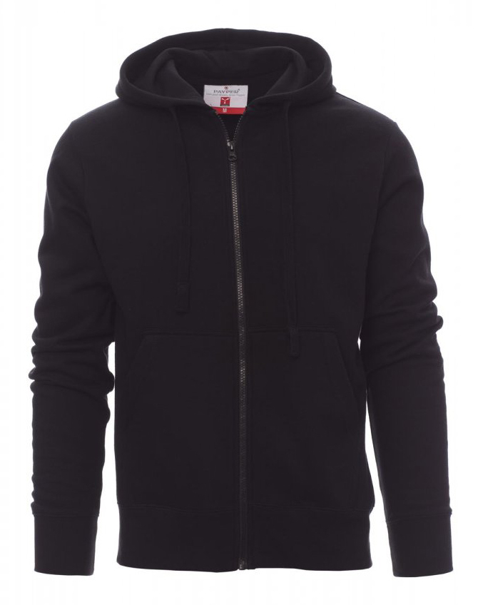 Payper PORTLAND Mikina s kapucňou XS, Black