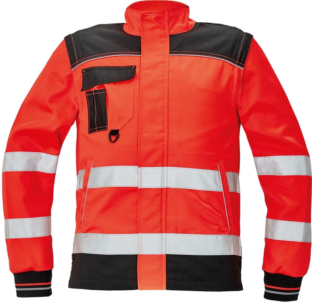 Cerva KNOXFIELD HI-VIS Reflexná bunda 2v1 Červená, 46