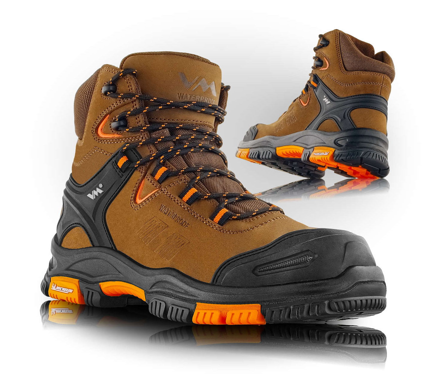 VM Footwear ARKANSAS S3 Bezpečnostná obuv Hnedá, 39
