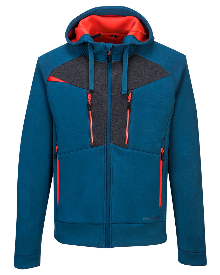 Portwest DX472 Mikina na zips DX4 S, Metro modrá