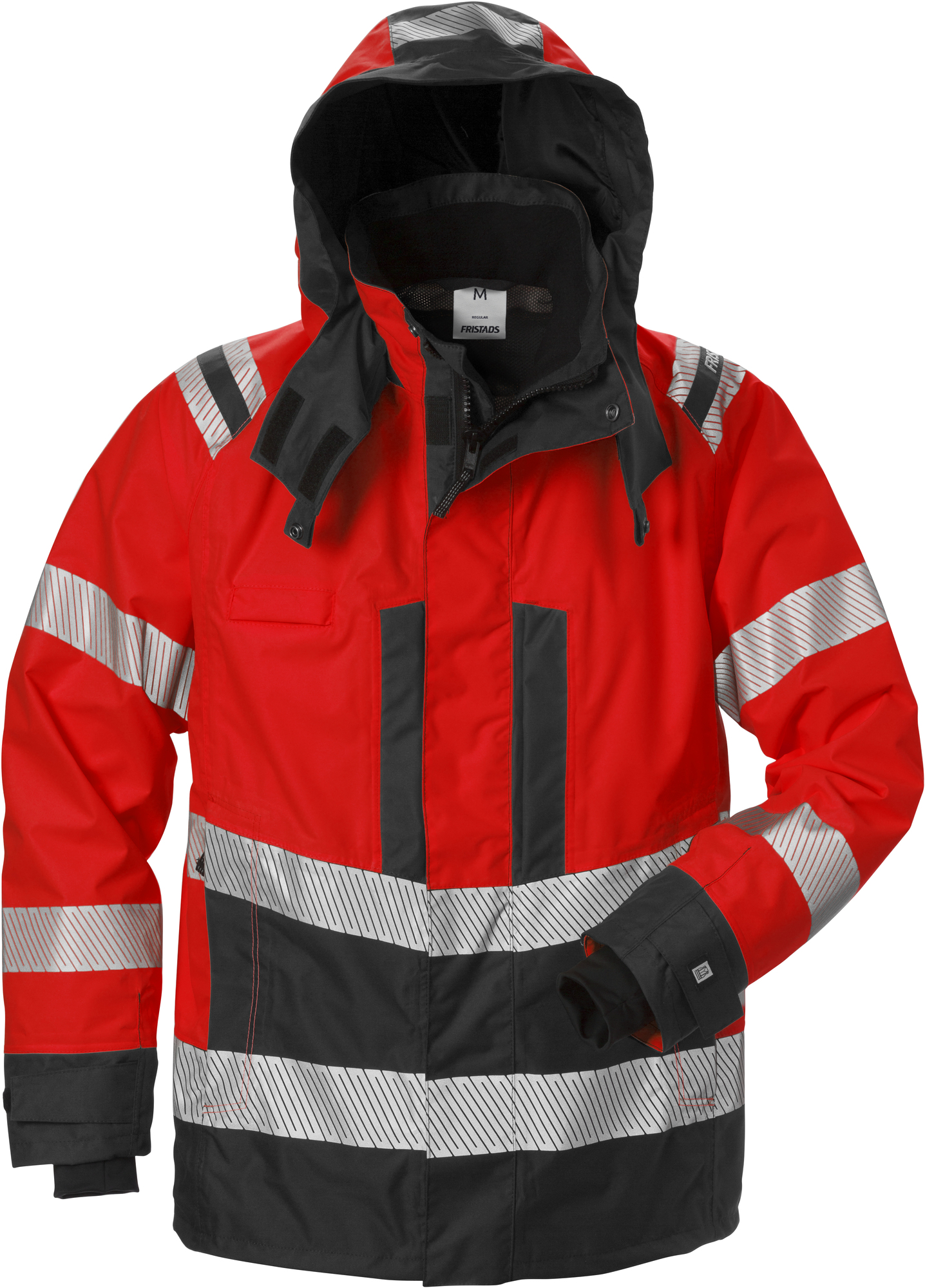 Fristads Výstražná bunda Airtech 4515 GTT XS, Výstražná červená-Čierna