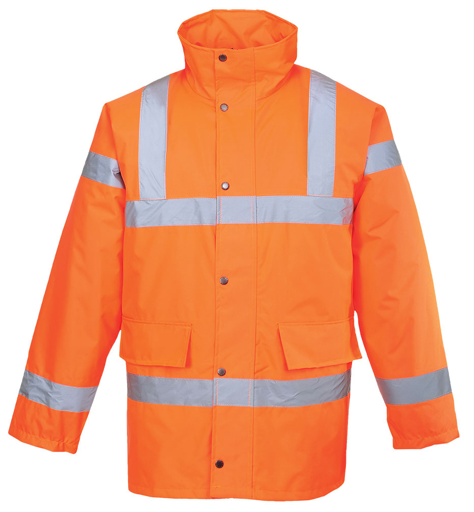Portwest S460 HI-VIS TRAFFIC Reflexná bunda XS, Fluorescenčno oranžová