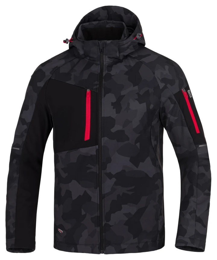 Ardon CREATRON CAMO Softshellová bunda S, Čierna
