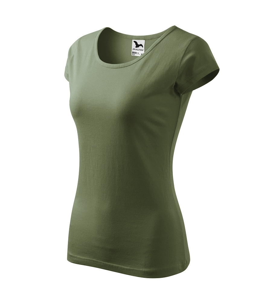 Malfini PURE 122 Tričko dámske XL, Khaki