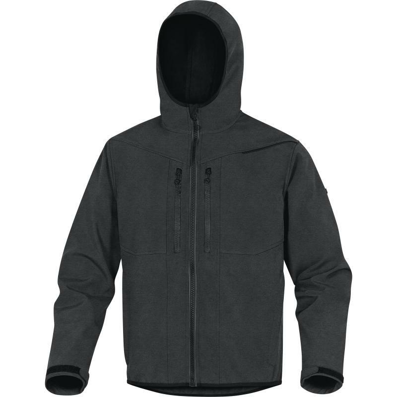 Delta Plus HORTEN2 Softshellová bunda Čierna, 3XL