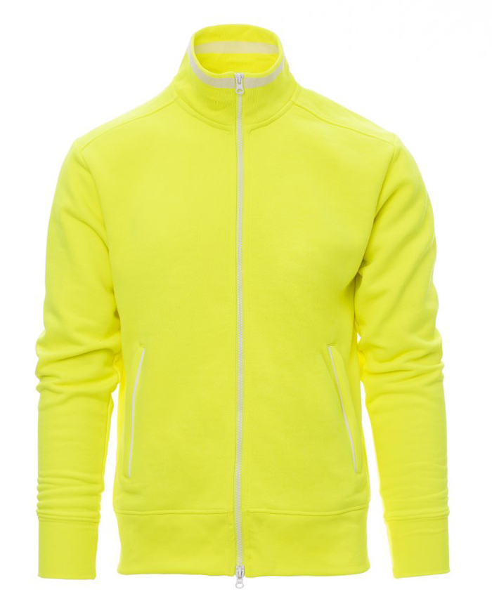 Payper SYDNEY FLUO Mikina pánska S, Fluorescent yellow-White