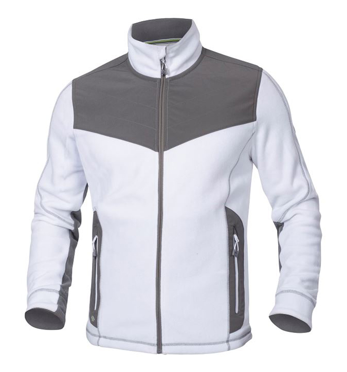 Ardon SOFTFLEECE COMBO Fleecová mikina pánska Biela, S