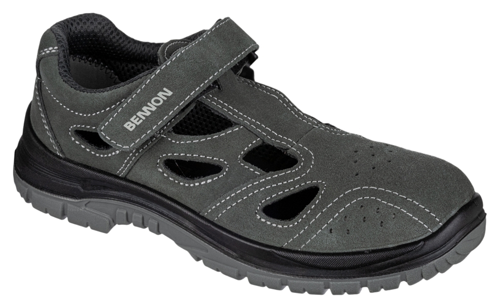 Bennon TAYLOR S1P SANDAL Bezpečnostné sandále Sivá, 44